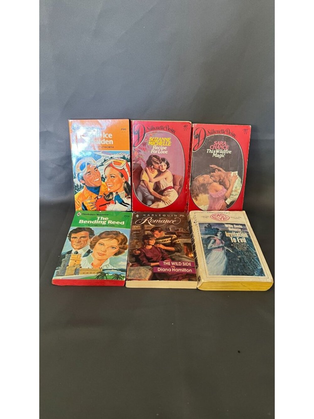 Vintage Romance Paperback Book Lot: Harlequin & Silhouette - 6 Titles